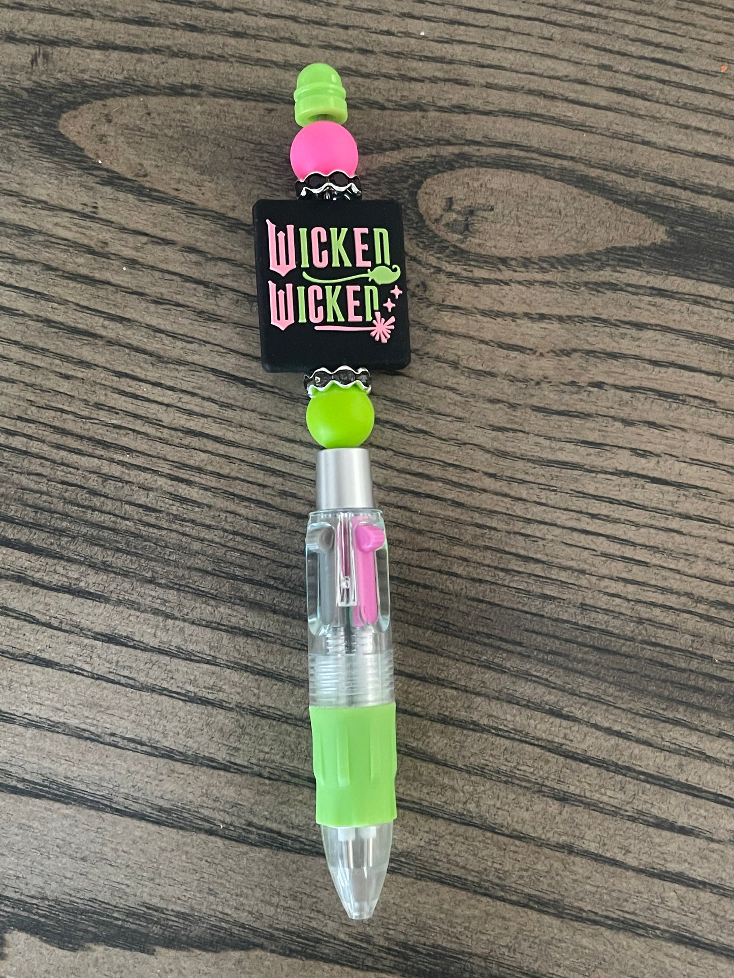 Wicked Silicon Bead Pen - 4 color pen