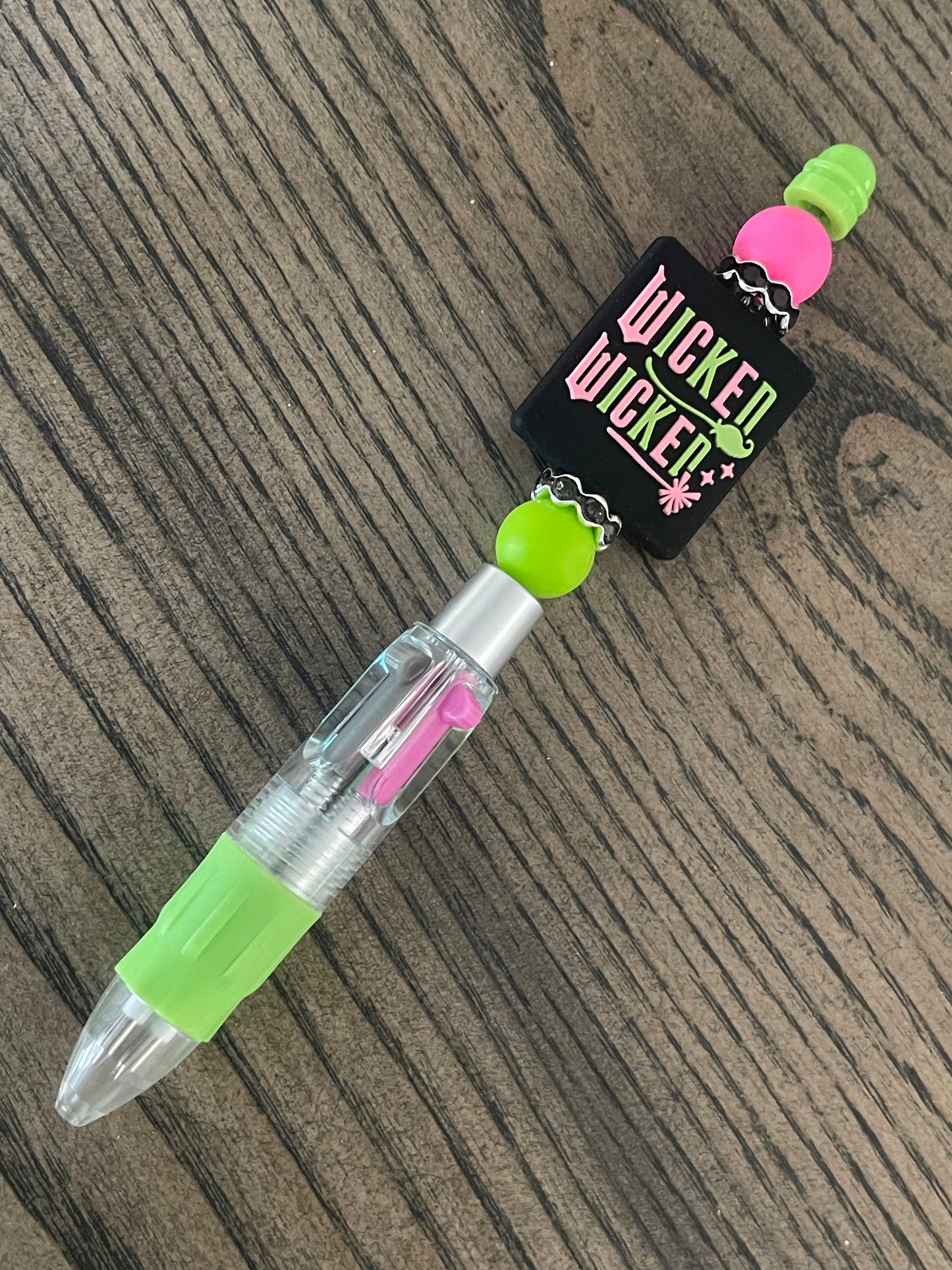 Wicked Silicon Bead Pen - 4 color pen